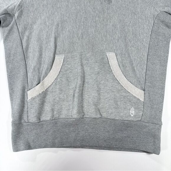 Free People Movement Womens XS Hawking Hoodie Gray Oversized Pullover Sweatshirt - Picture 5 of 14